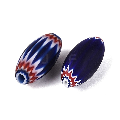 Handmade Millefiori Glass Barrel Beads LS-LA-N002-37A-1