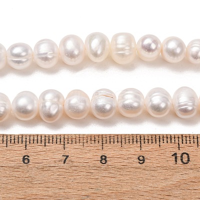 Natural Cultured Freshwater Pearl Beads Strands PA-CBABE82-15B-1
