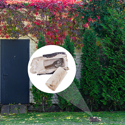 Simulation Resin Tree Stump Hidden Key DIY-WH0430-161-1
