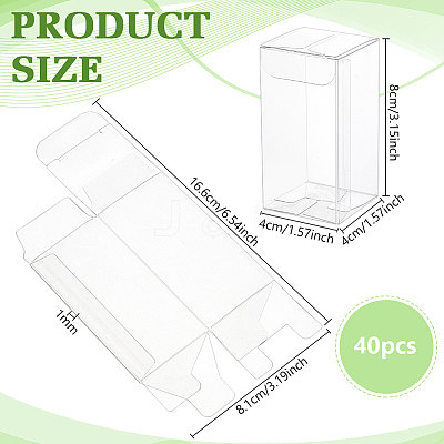 Rectangle PVC Packaging Boxes CON-WH0099-30A-1