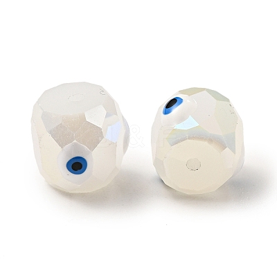 Opaque Glass Beads GLAA-F121-02B-1