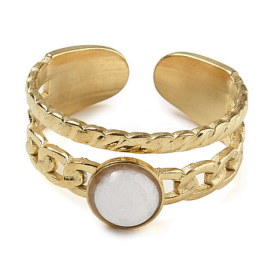 Natural & Synthetic Gemstone Finger Rings RJEW-U027-06G-1