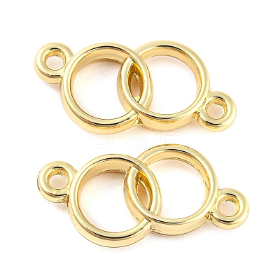 Rack Plating Alloy Connector Charms PALLOY-D023-34G-1