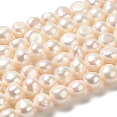 Natural Cultured Freshwater Pearl Beads Strands PEAR-E017-21-1