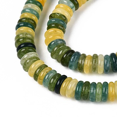 Dyed Natural White Jade Beads Strands G-T142-6mm-05D-1