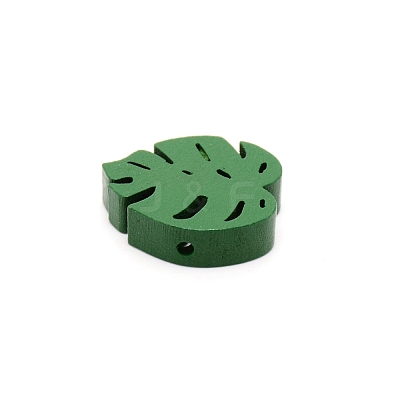 Dyed Wood Beads WOOD-WH0031-01-1