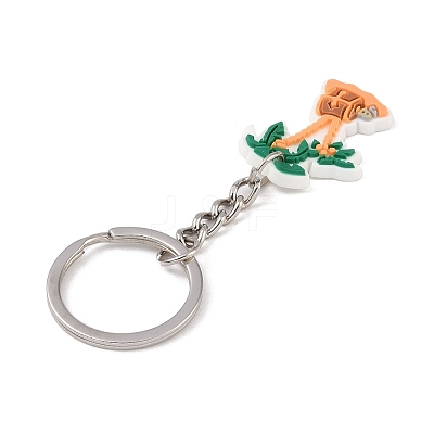 Cartoon PVC Pendant Keychain KEYC-U001-01A-1