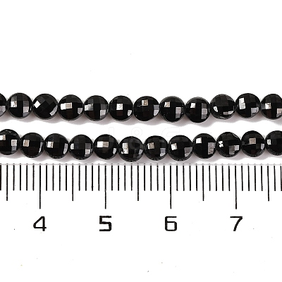 Natural Black Spinel Beads Strands G-F770-B01-01-1