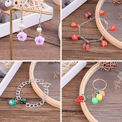 Handmade Polymer Clay Charms CLAY-KS0001-01-1