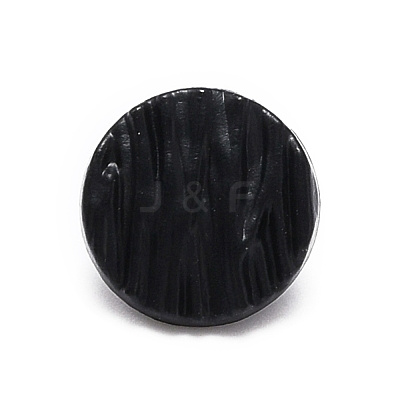 1-Hole Alloy Shank Buttons BUTT-WH0027-09A-01-1