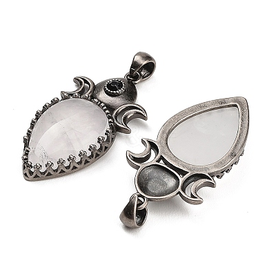 Natural Quartz Crystal Pendants GG-CBACC2B-05AS-01-1
