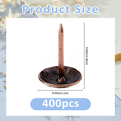 400Pcs Iron Nails IFIN-FH0001-98R-1