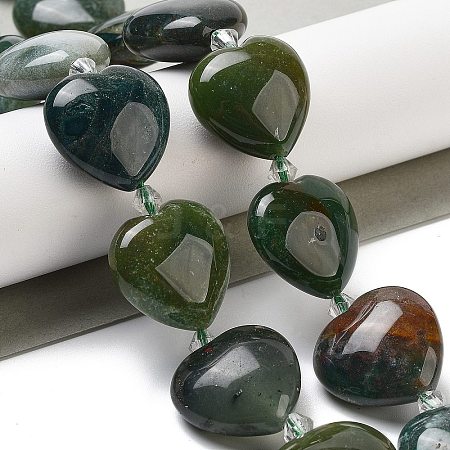 Natural Indian Agate Beads Strands G-C150-A05-01-1