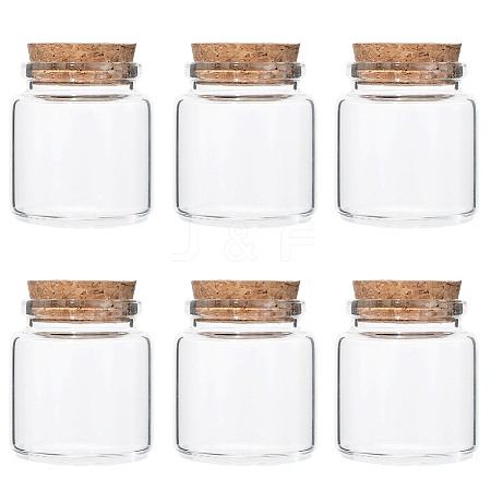 Glass Jar Glass Bottles Bead Containers AJEW-SP0003-91B-1