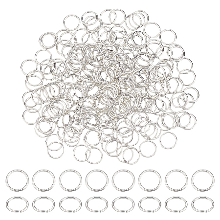 Brass Jump Rings KK-PH0006-10mm-S-1