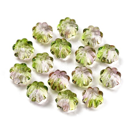 633Pcs Transparent Two Tone Acrylic Beads LS-MACR-K359-22C-1