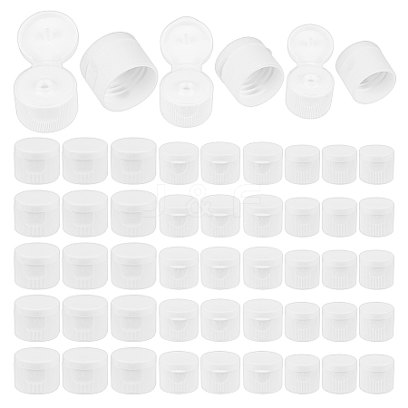 48Pcs 3 Styles Plastic Bottle Caps FIND-OC0003-67B-1