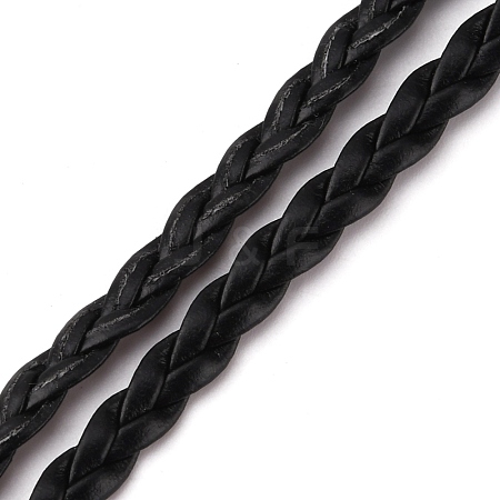 3-Ply PU Leather Braided Cord LC-WH0007-04-1
