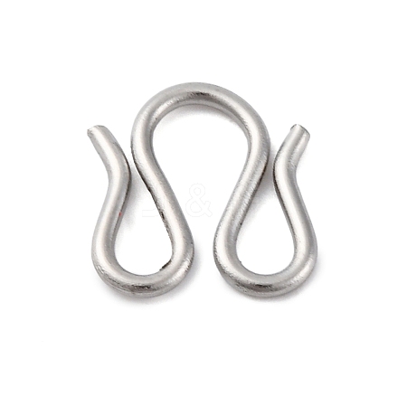 304 Stainless Steel S-Hook Clasps STAS-Z048-06P-03-1