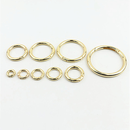 Alloy Spring Gate Rings LS-PURS-PW0001-414D-LG-1