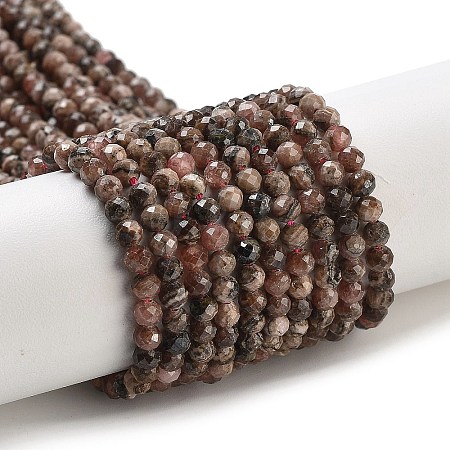 Argentina Natural Rhodonite Beads Strands G-G140-A01-01-1