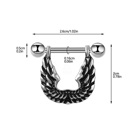 304 Stainless Steel Nipple Stirrup WG760B4-05-1