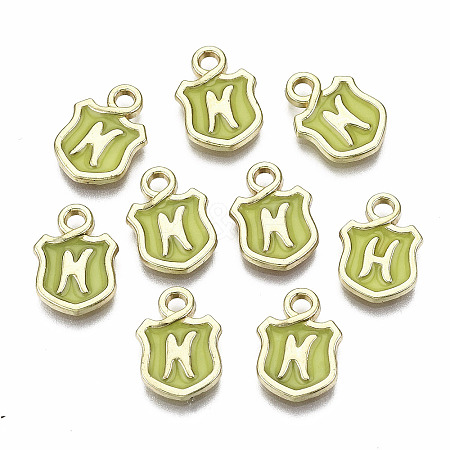 Alloy Enamel Charms ENAM-T012-03N-RS-1