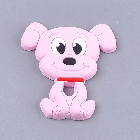 Food Grade Eco-Friendly Silicone Puppy Beads SIL-T052-07B-1
