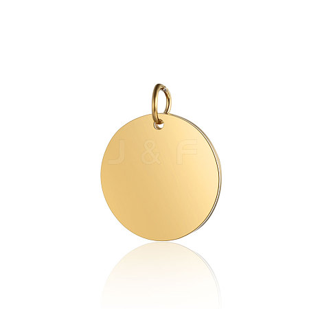Ion Plating(IP) 304 Stainless Steel Pendants STAS-I311-32D-G-1