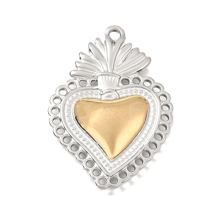 304 Stainless Steel Pendants SA-CBAB767-07PG-1