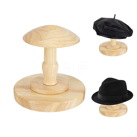 Wood Hat Display Holders AJEW-WH0596-871-1