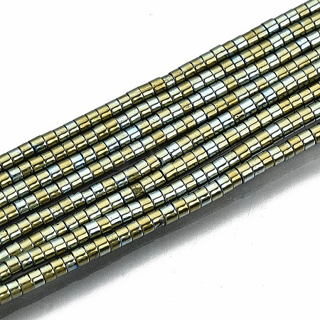 Electroplate Non-magnetic Synthetic Hematite Beads G-T114-57-03-1