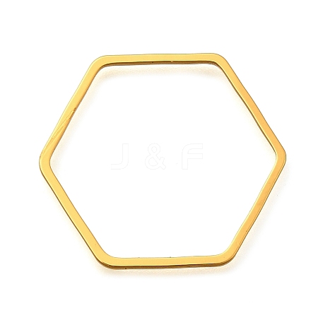 Brass Linking Rings KK-Z126-02G-1