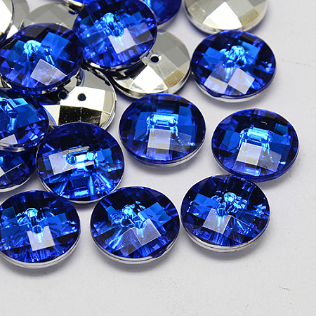 Taiwan Acrylic Rhinestone Buttons BUTT-F022-11.5mm-04-1