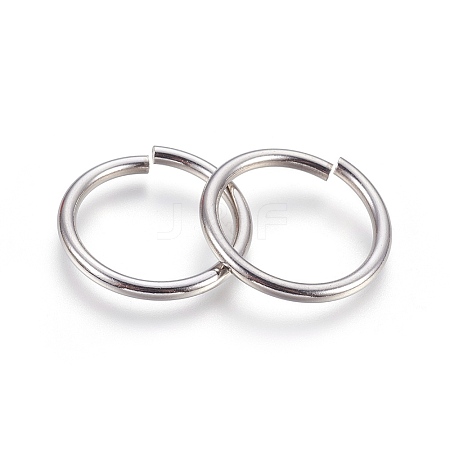 Tarnish Resistant 304 Stainless Steel Saw Cut Open Jump Rings STAS-P212-25P-08-1