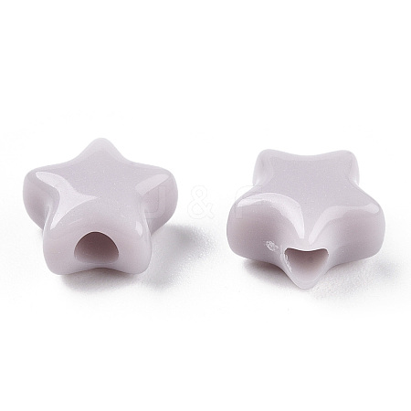 Opaque Acrylic Beads MACR-T047-01-04-1