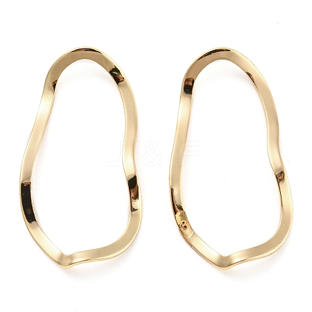 Brass Linking Rings KK-Q789-53G-1