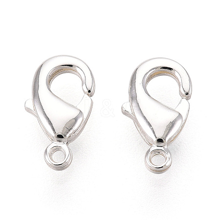 Brass Lobster Claw Clasps KK-YW0004-01A-S-1