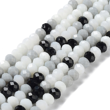 Glass Beads Strands EGLA-A034-M8mm-48-1