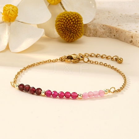 Glass Beads Bracelets BF6805-1