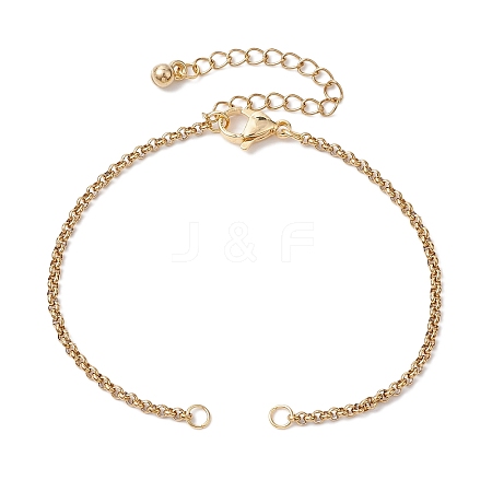 304 Stainless Steel Slider Bracelet Makings AJEW-JB01279-02-1