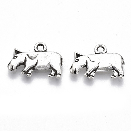 Tibetan Style Alloy Pendants X-TIBE-S320-158AS-LF-1