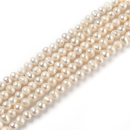 Natural Cultured Freshwater Pearl Beads Strands PEAR-L033-03-1
