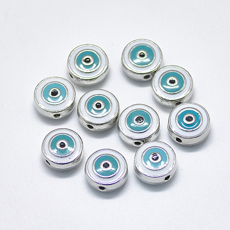 Alloy Enamel Beads X-ENAM-S117-07B-1