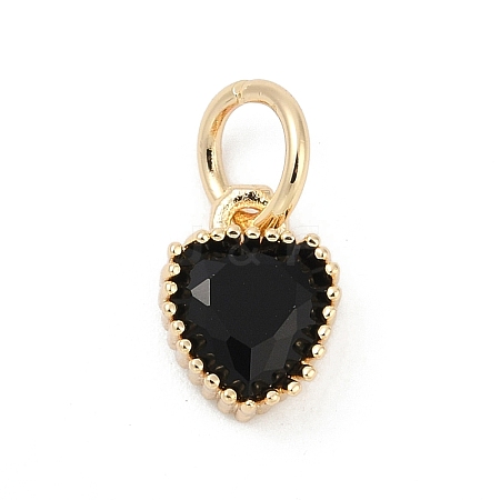 Brass Micro Pave Cubic Zirconia Pendants KK-H204-01KCG-04-1