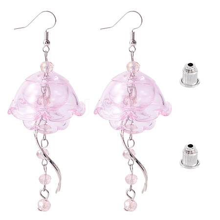 Brass Dangle Earring EJEW-TAC00023-1