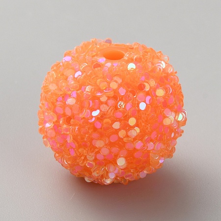 Opaque Acrylic Glitter Beads LS-FIND-CJC0010-111A-07-1