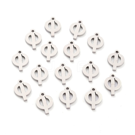 304 Stainless Steel Pendants STAS-F267-10F-P-1