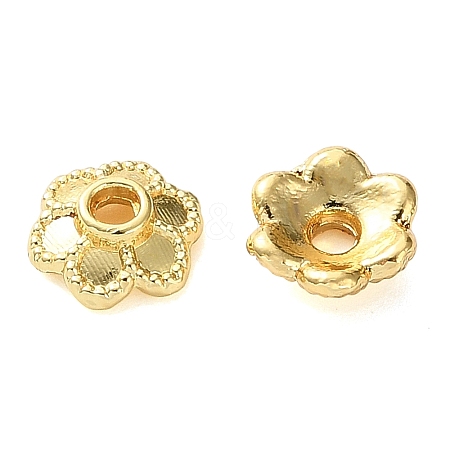 Brass Bead Caps KK-C260-14G-1