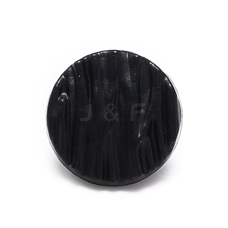 1-Hole Alloy Shank Buttons BUTT-WH0027-09A-01-1